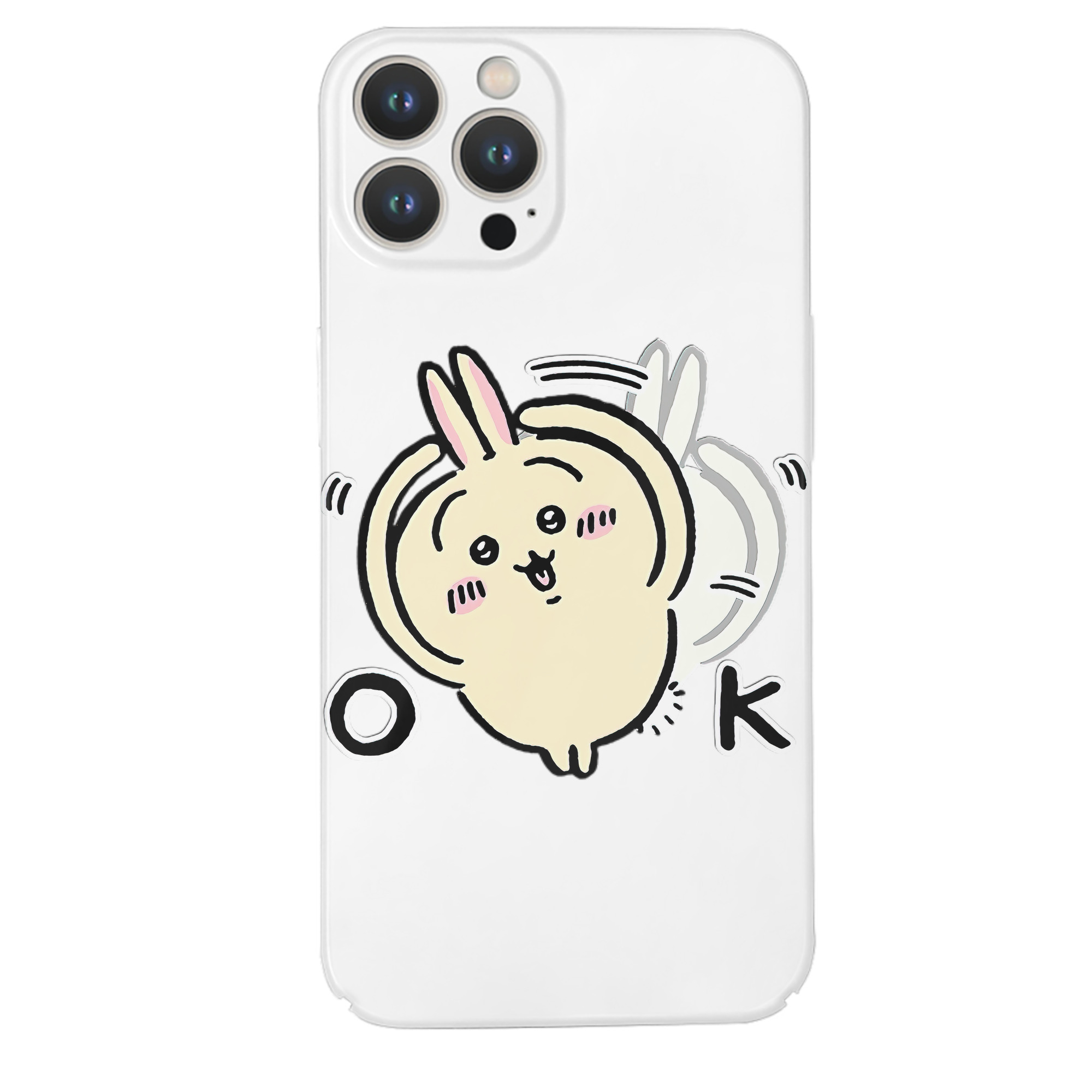 （画像用） ちいかわ うさぎ Chii-kawa usagi 【iPhone 14シリーズ対応】ハードケース